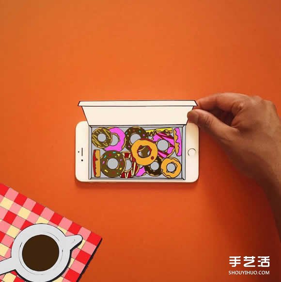iPhone手機(jī)入畫 DIY創(chuàng)意無(wú)限的有趣插畫作品 -  itrip.net.cn