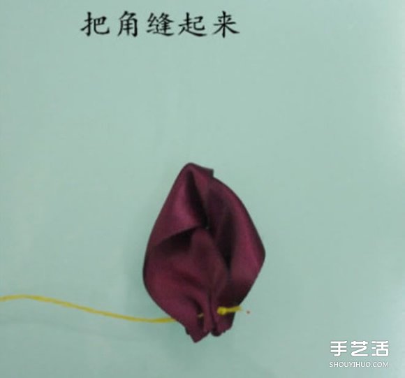 緞帶頭花的制作方法 可以用來(lái)DIY發(fā)箍或發(fā)夾 -  itrip.net.cn