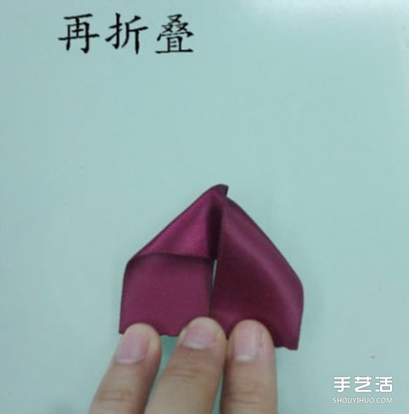緞帶頭花的制作方法 可以用來(lái)DIY發(fā)箍或發(fā)夾 -  itrip.net.cn