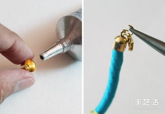 民族風(fēng)纏線手鐲DIY 簡單自制繞線手鏈的步驟 -  itrip.net.cn
