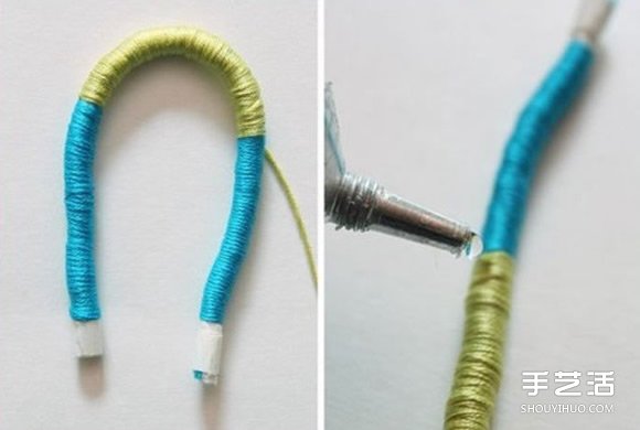 民族風(fēng)纏線手鐲DIY 簡單自制繞線手鏈的步驟 -  itrip.net.cn