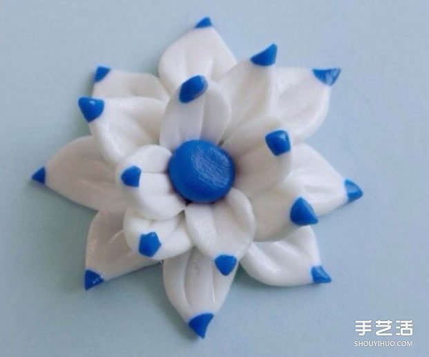 超輕粘土蓮花DIY教程 用粘土制作蓮花的過(guò)程 -  itrip.net.cn