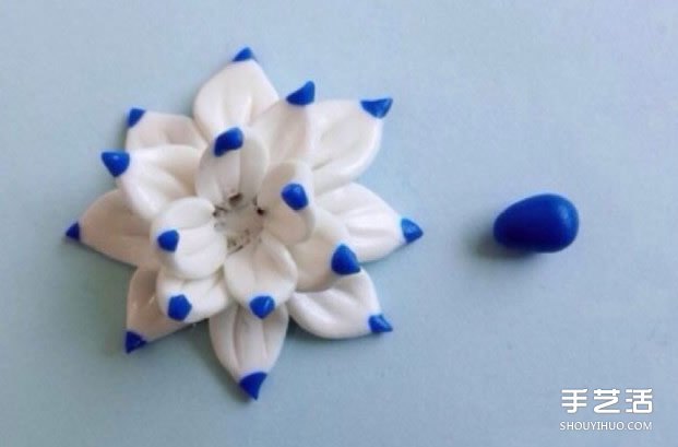 超輕粘土蓮花DIY教程 用粘土制作蓮花的過(guò)程 -  itrip.net.cn