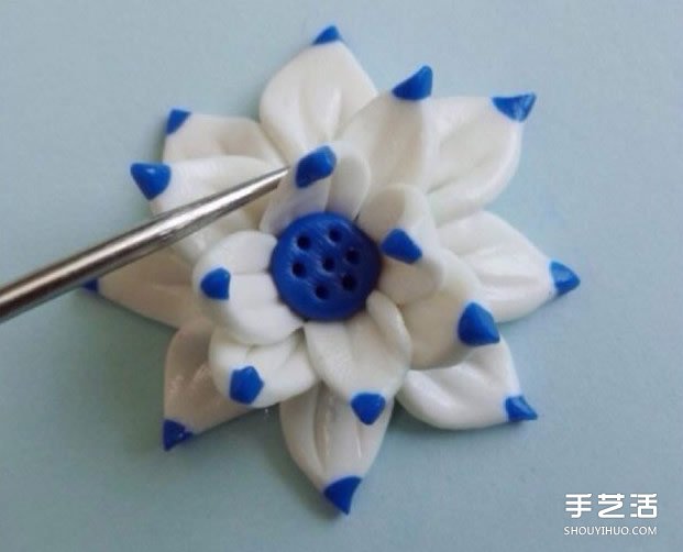 超輕粘土蓮花DIY教程 用粘土制作蓮花的過(guò)程 -  itrip.net.cn