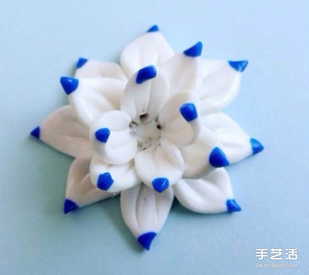 超輕粘土蓮花DIY教程 用粘土制作蓮花的過(guò)程 -  itrip.net.cn