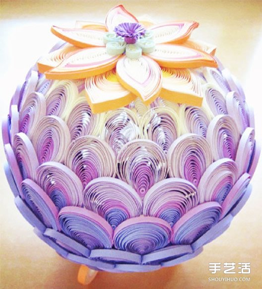 唯美衍紙圖片欣賞 令人震撼的衍紙畫手工作品 -  itrip.net.cn