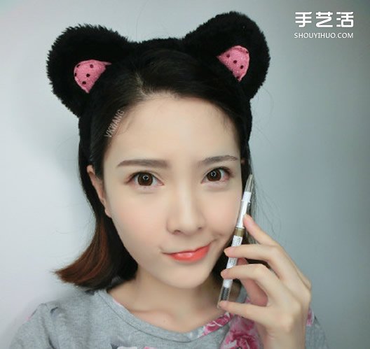 眉毛的畫法詳細(xì)圖解 一字眉和歐美挑眉畫法 -  itrip.net.cn