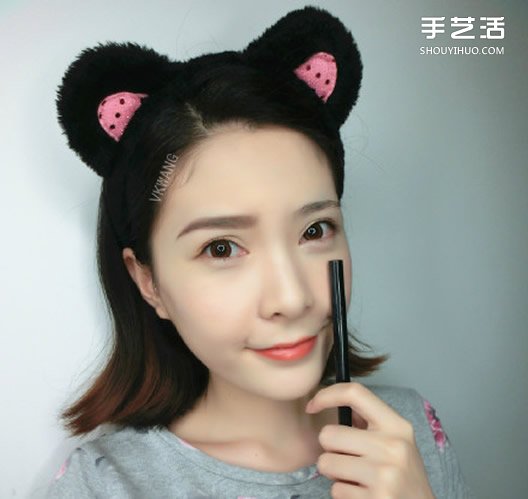 眉毛的畫法詳細(xì)圖解 一字眉和歐美挑眉畫法 -  itrip.net.cn