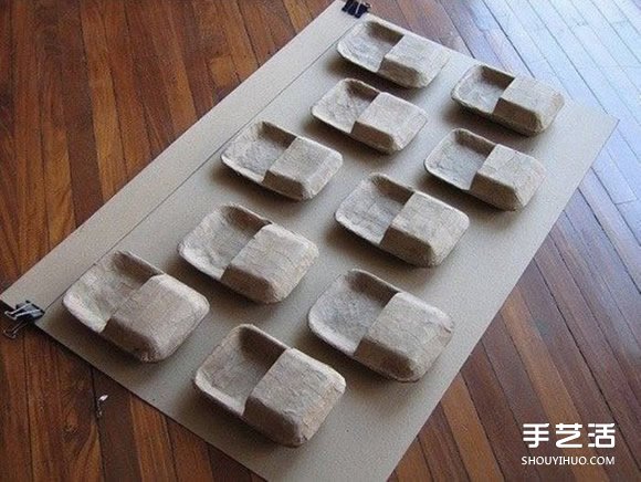 一次性塑料飯盒手工制作好用的儲物盒收納墻 -  itrip.net.cn