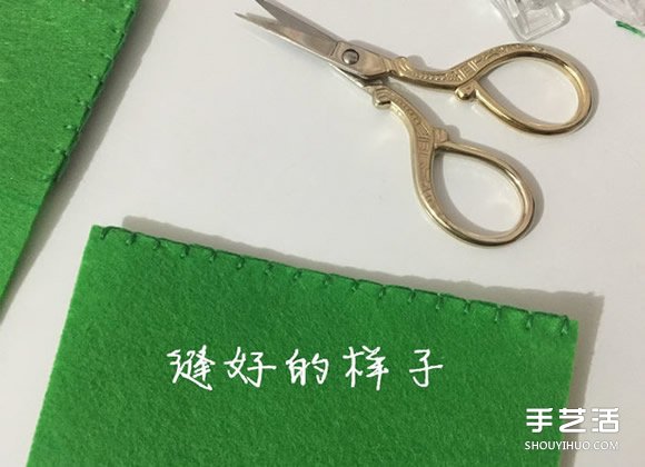 簡約不織布零錢包教程 手工布藝卡包制作圖解 -  itrip.net.cn