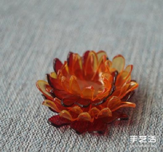 塑料花怎么做 美麗的塑料花頭繩DIY手工制作 -  itrip.net.cn