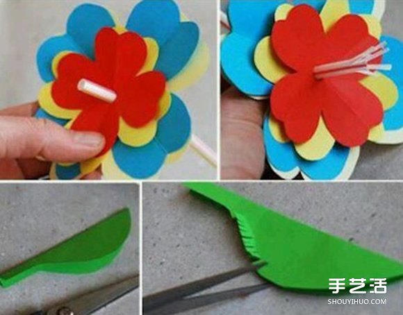 幼兒剪紙花朵的方法 簡單紙花的剪紙制作教程 -  itrip.net.cn