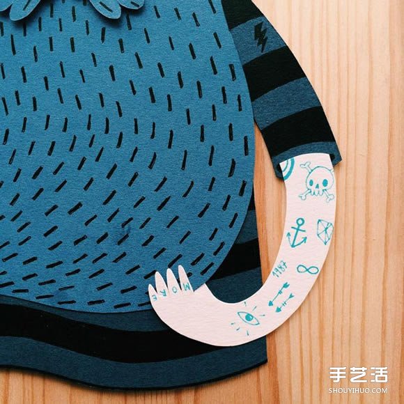 溫馨的平面剪紙藝術(shù)作品 感受家人相處的愛 -  itrip.net.cn