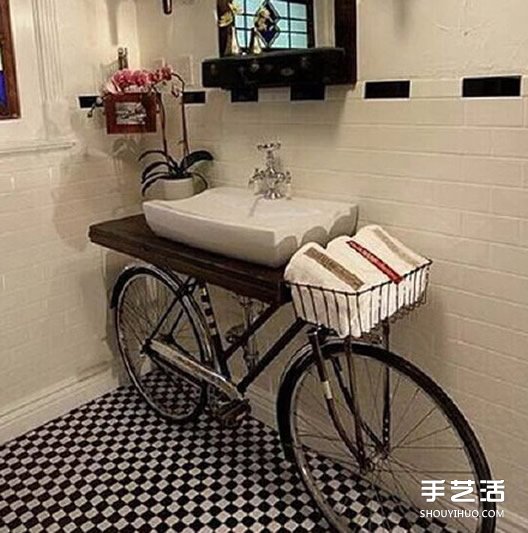 廢舊自行車改造小制作 自行車廢物利用創(chuàng)意 -  itrip.net.cn