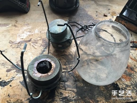 煤油燈改造成水族箱 當然也可以拿來種盆栽 -  itrip.net.cn