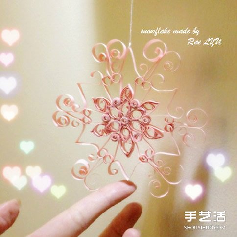 手工衍紙雪花教程 美麗卷紙雪花的做法圖解 -  itrip.net.cn