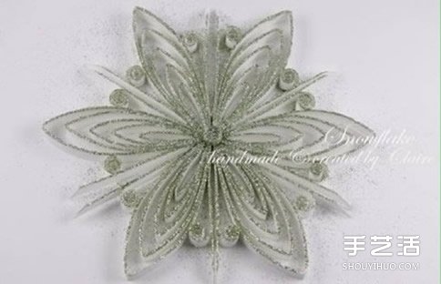 手工衍紙雪花教程 美麗卷紙雪花的做法圖解 -  itrip.net.cn