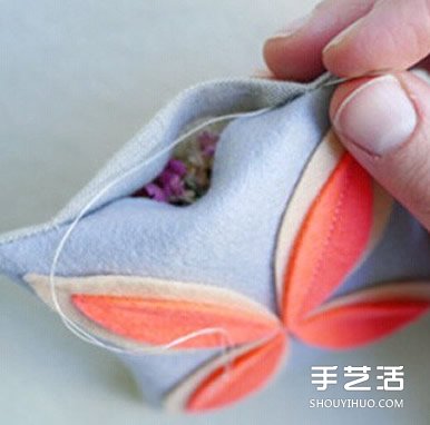 不織布香包的做法圖解 手工布藝香包DIY制作 -  itrip.net.cn