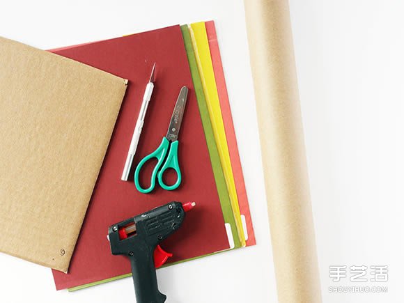 瓦楞紙手工制作披薩模型 和孩子一起過家家~ -  itrip.net.cn