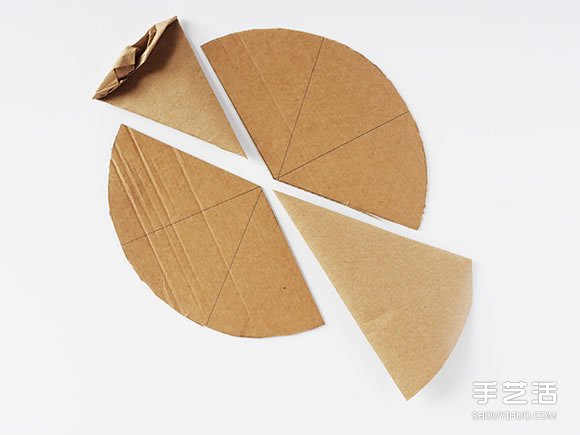 瓦楞紙手工制作披薩模型 和孩子一起過家家~ -  itrip.net.cn