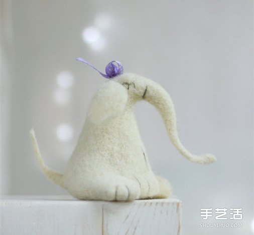 治愈系羊毛氈作品 可愛(ài)萌化人心的手作圖片 -  itrip.net.cn