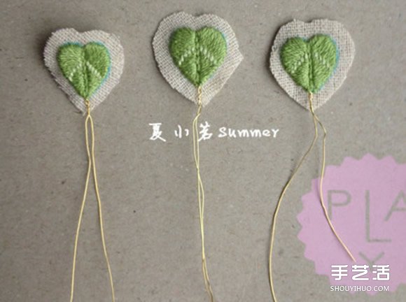 可愛小清新刺繡三葉草戒指DIY 戴著美呆啦~ -  itrip.net.cn