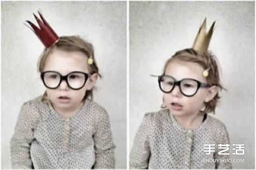 幼兒卷紙筒皇冠手工制作教程 也可以當(dāng)生日帽 -  itrip.net.cn