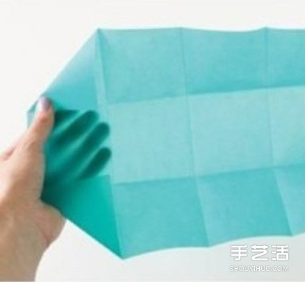 如何折方形紙盒的方法 方形盒子的折法圖解 -  itrip.net.cn