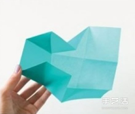 如何折方形紙盒的方法 方形盒子的折法圖解 -  itrip.net.cn