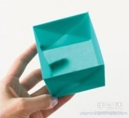 如何折方形紙盒的方法 方形盒子的折法圖解 -  itrip.net.cn