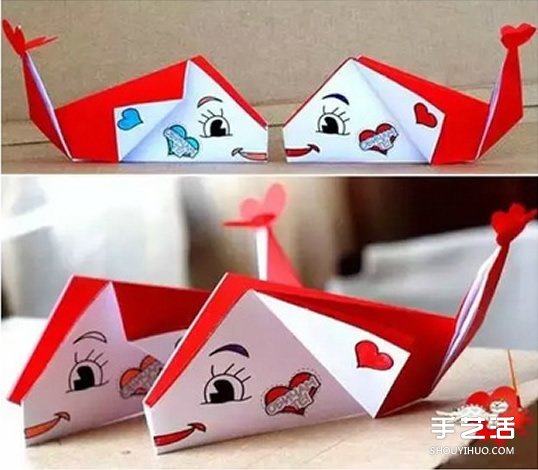 簡單手工折紙鯨魚教程 幼兒折鯨魚的折法圖解 -  itrip.net.cn