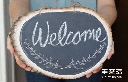 森系門牌指示牌制作教程 自制木頭指示牌門牌 -  itrip.net.cn