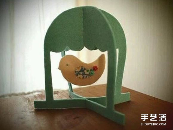 不織布鳥籠制作圖解 手工布藝鳥籠掛飾DIY教程 -  itrip.net.cn