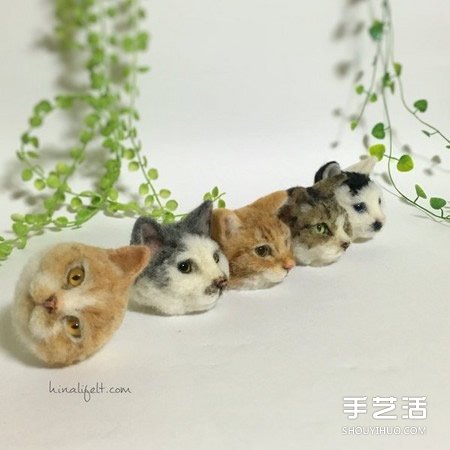 超細(xì)膩的羊毛氈動(dòng)物圖片 根本就是有生命啊! -  itrip.net.cn