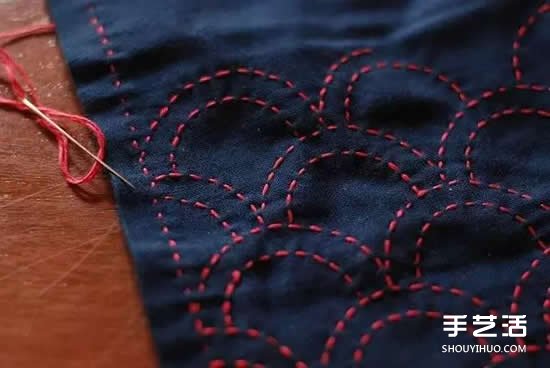 什么是刺子繡 一組日本簡樸刺子繡作品圖片 -  itrip.net.cn