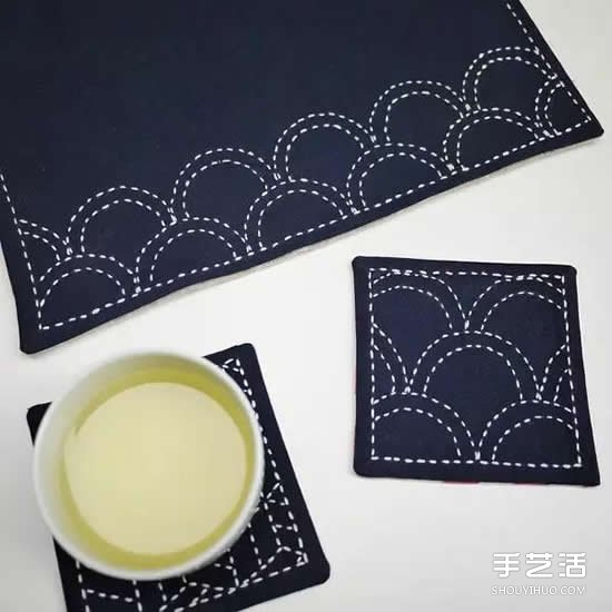什么是刺子繡 一組日本簡樸刺子繡作品圖片 -  itrip.net.cn