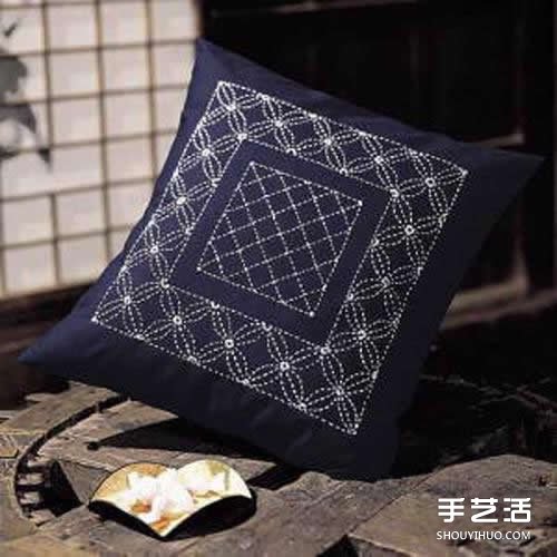 什么是刺子繡 一組日本簡樸刺子繡作品圖片 -  itrip.net.cn