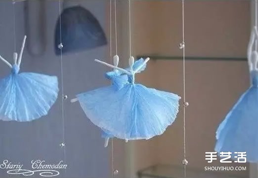 如何用餐巾紙折紙小人 紙巾折芭蕾舞演員的方法 -  itrip.net.cn