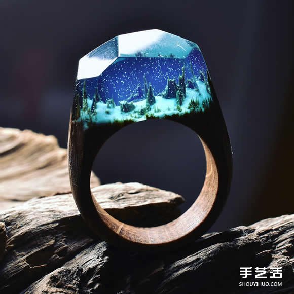 藏神秘磅礡景致的手作木戒 令人目光都不舍離開 -  itrip.net.cn