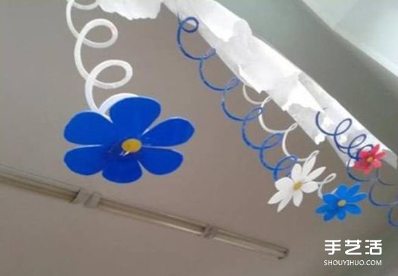 幼兒手工教程：簡(jiǎn)單又好玩的剪紙彈簧花小制作 -  itrip.net.cn
