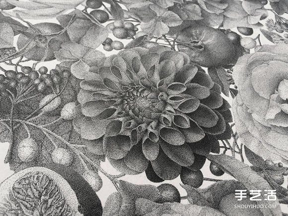 用時(shí)超300小時(shí) 700萬(wàn)個(gè)點(diǎn)組成的點(diǎn)畫作品圖片 -  itrip.net.cn