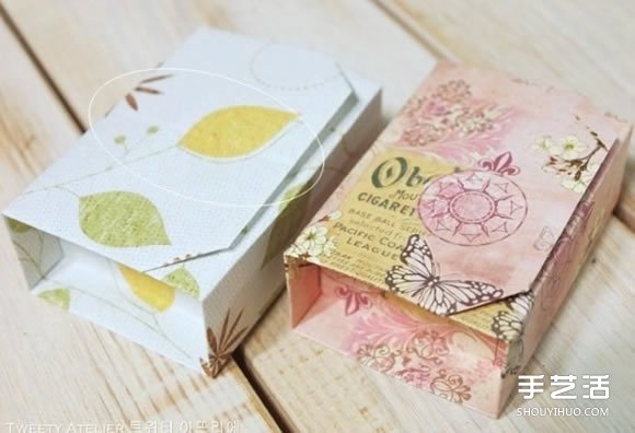 簡單折紙禮物盒圖解 長方形禮品盒的折法 -  itrip.net.cn