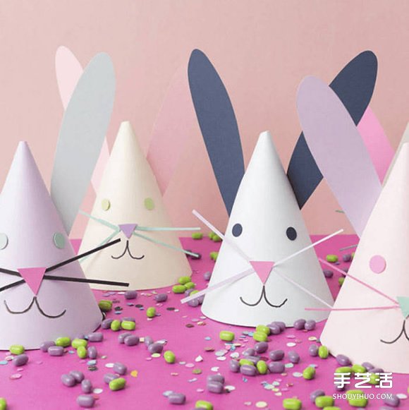 幼兒兔子帽制作方法 生日派對帽怎么做教程 -  itrip.net.cn