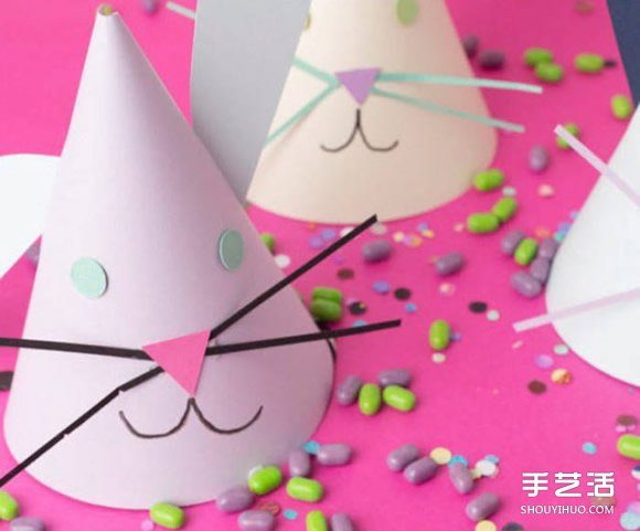 幼兒兔子帽制作方法 生日派對帽怎么做教程 -  itrip.net.cn