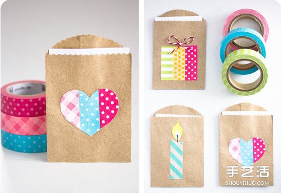 彩色膠帶小手工DIY 讓禮品袋變得超有愛~ -  itrip.net.cn