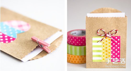 彩色膠帶小手工DIY 讓禮品袋變得超有愛~ -  itrip.net.cn