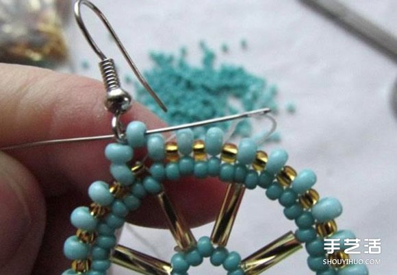 自制串珠捕夢網(wǎng)的方法 手工串珠捕夢網(wǎng)DIY教程 -  itrip.net.cn