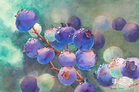 Delphine Poussot 唯美水彩畫(huà)作品圖片欣賞 -  itrip.net.cn
