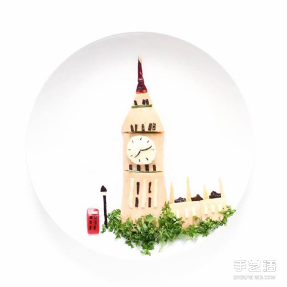 盤子上的藝術(shù)創(chuàng)作 創(chuàng)意DIY讓食材擺出美麗圖案 -  itrip.net.cn