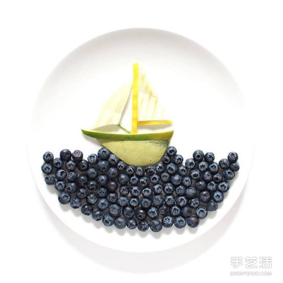 盤子上的藝術(shù)創(chuàng)作 創(chuàng)意DIY讓食材擺出美麗圖案 -  itrip.net.cn